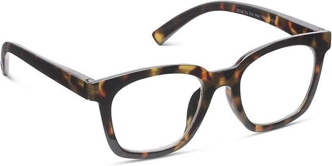 Peepers by PeeperSpecs Women's to The Max Square Blue Light Blocking Reading Glasses